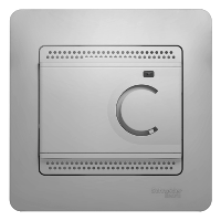 Терморегулятор электронный для теплого пола GLOSSA Schneider Electric алюминий в Хабаровске