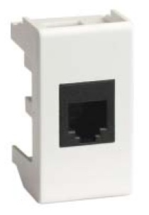Розетка компьютерная RJ45 кат.5e, 8P8C, Viva, белая, 1мод DKC в Хабаровске