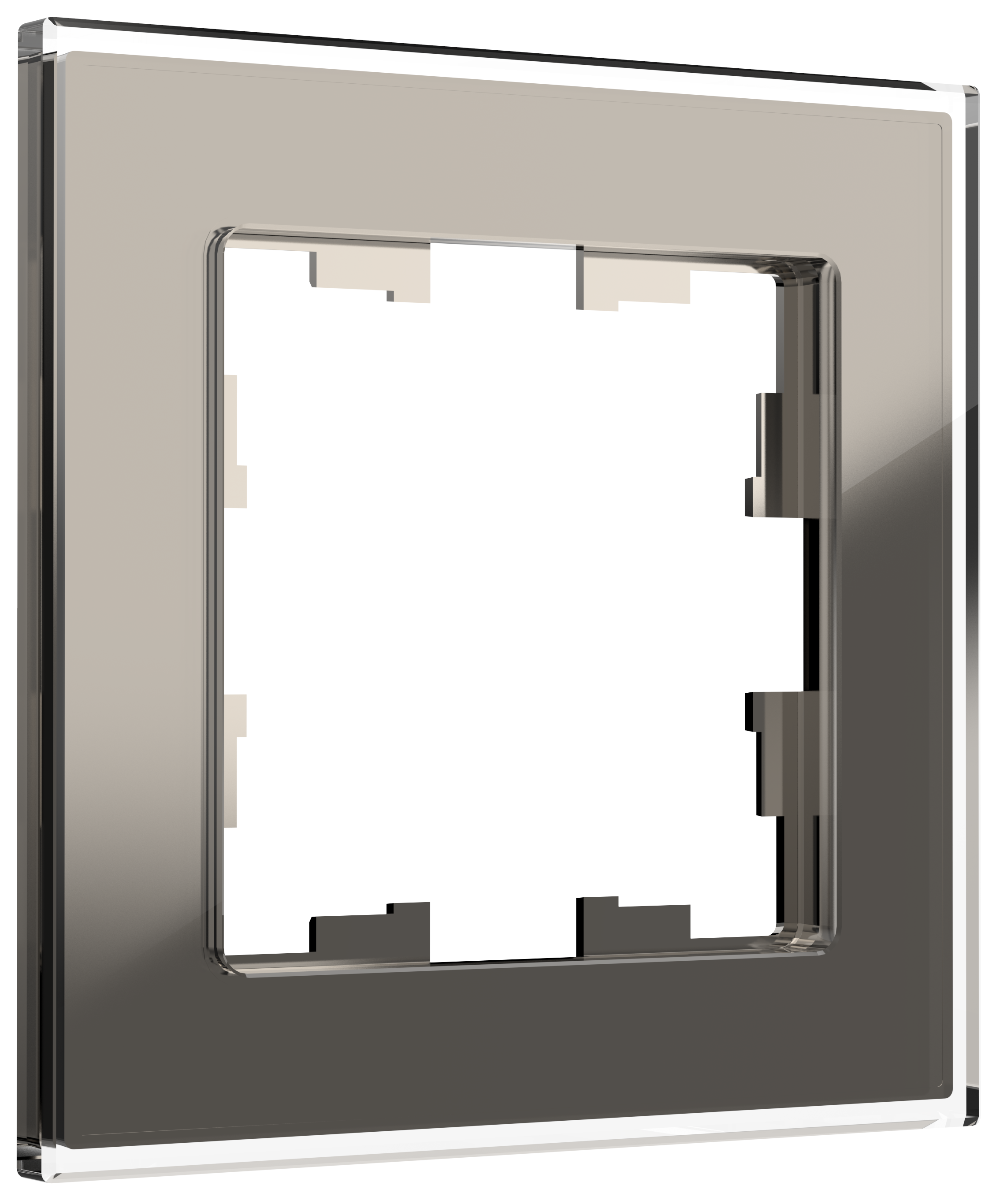 Рамка одинарная BRITE IEK стекло дымчатая в Хабаровске