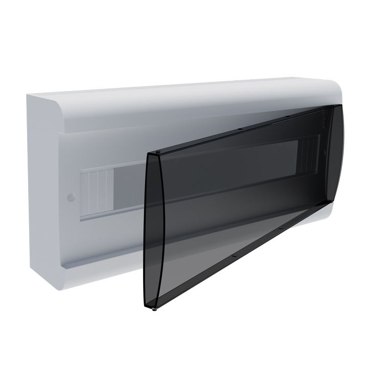Щит распределительный навесной пластиковый ЩРН-П-18 "SlimBox" 369х197х95 IP41 EKF PROxima в Хабаровске
