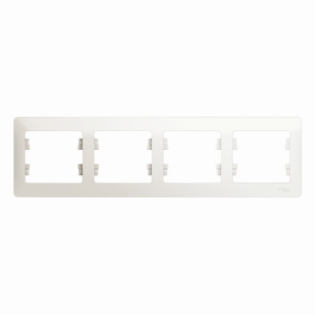 Рамка четырехместная Glossa SE перламутр в Хабаровске