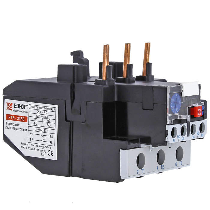 Реле тепловое РТЭ-3353 23-32А EKF в Хабаровске