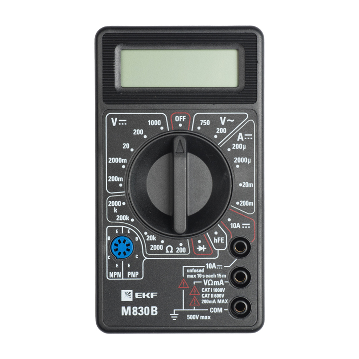 Мультиметр цифровой M830B EKF Master в Хабаровске