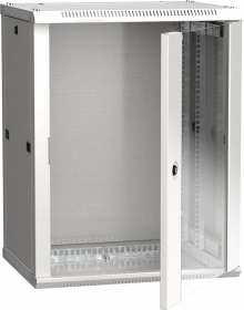 ITK Шкаф LINEA W 12U 600x450 мм дверь стекло, RAL9005 в Хабаровске