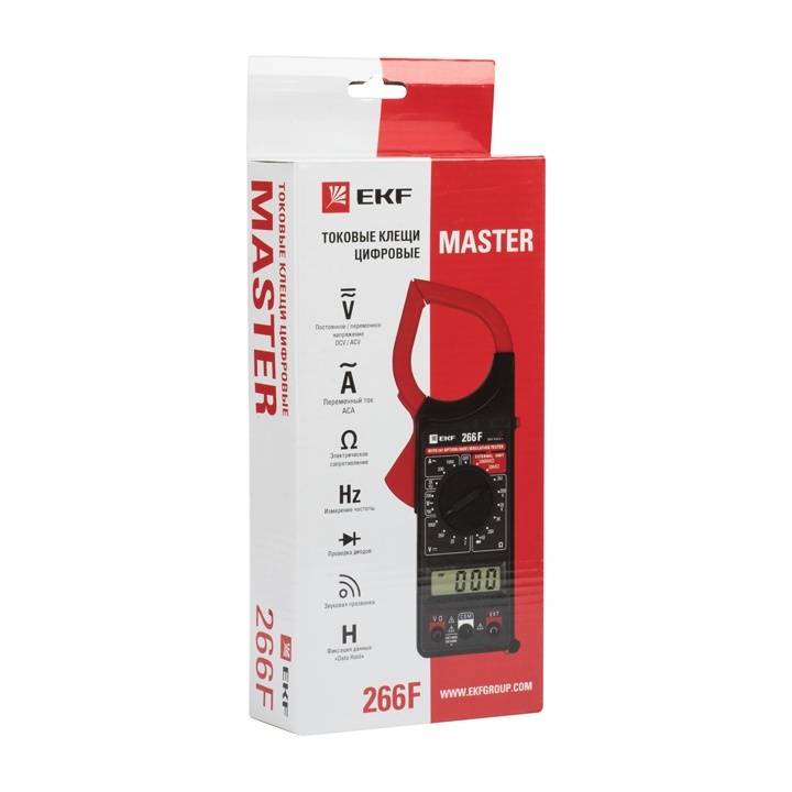 Токовые клещи цифровые 266F EKF Master в Хабаровске