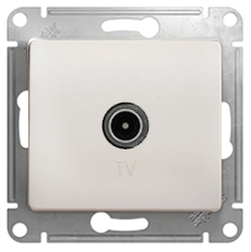 Розетка телевизионная Glossa SE перламутр в Хабаровске