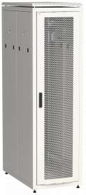 ITK Шкаф сетевой 19" LINEA N 42U 600х1000 мм перфорированная передняя дверь серый в Хабаровске