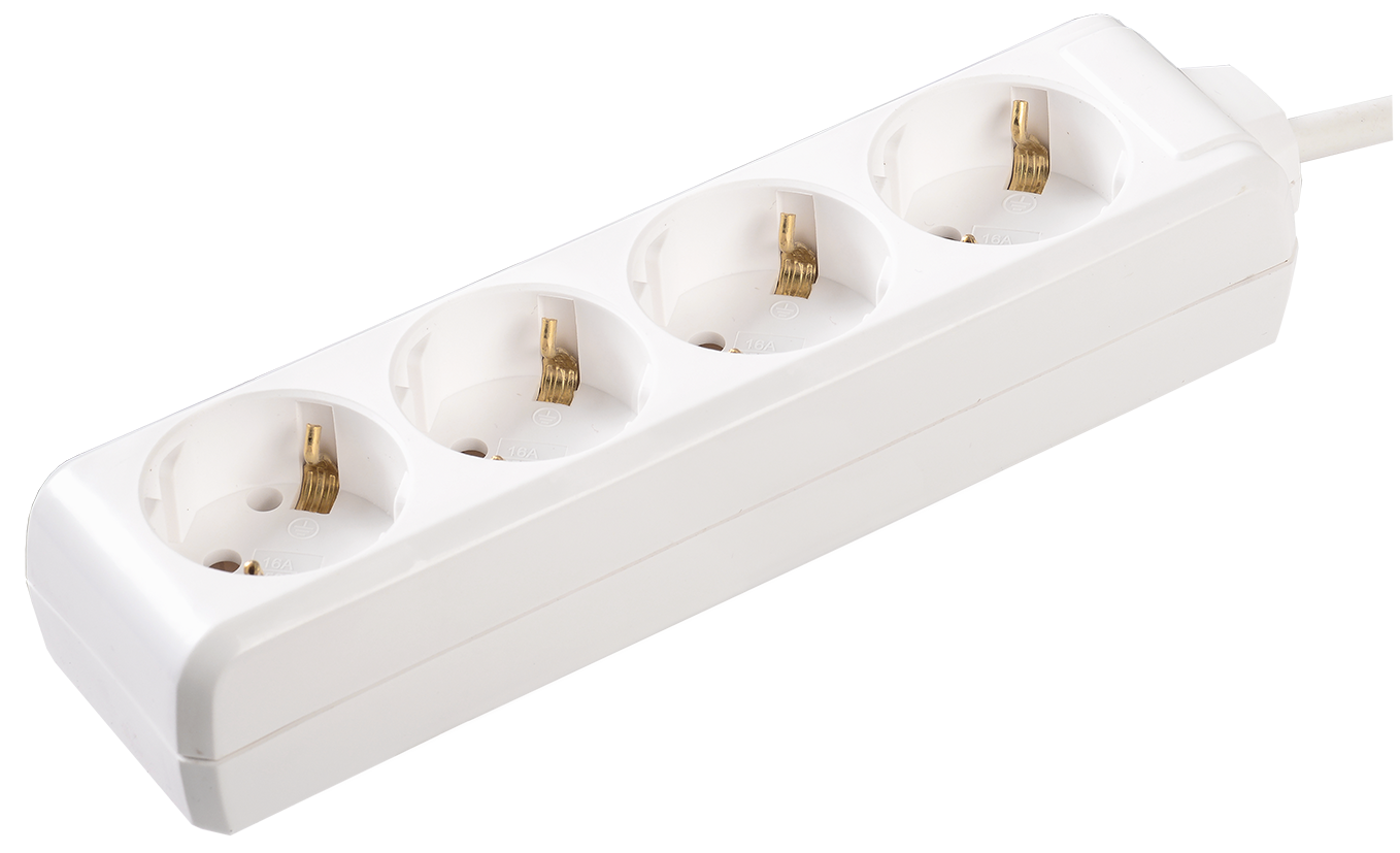 Удлинитель У04 4 места 2P+PE/3метра 3х1мм2 16А/250 IEK в Хабаровске