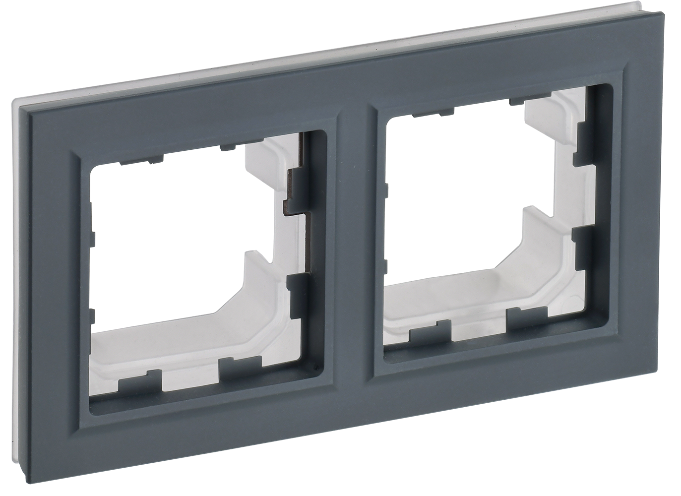 Рамка двойная IP44 BRITE IEK графит в Хабаровске