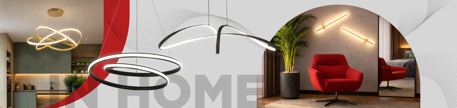 Светильники светодиодные ESTETIKA в интерьере