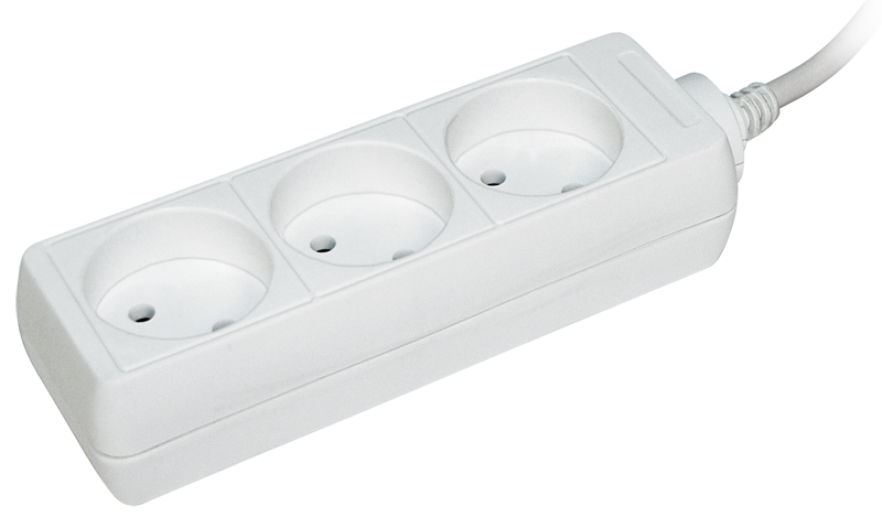 Удлинитель У3 3 места 2P/3метра 2х0.75мм2 10А/250 IEK в Хабаровске