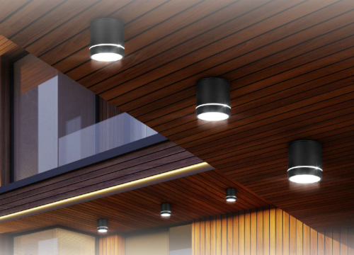 Светильник уличный потолочный под лампу серии ПБУ ЦИЛИНДР-GX53