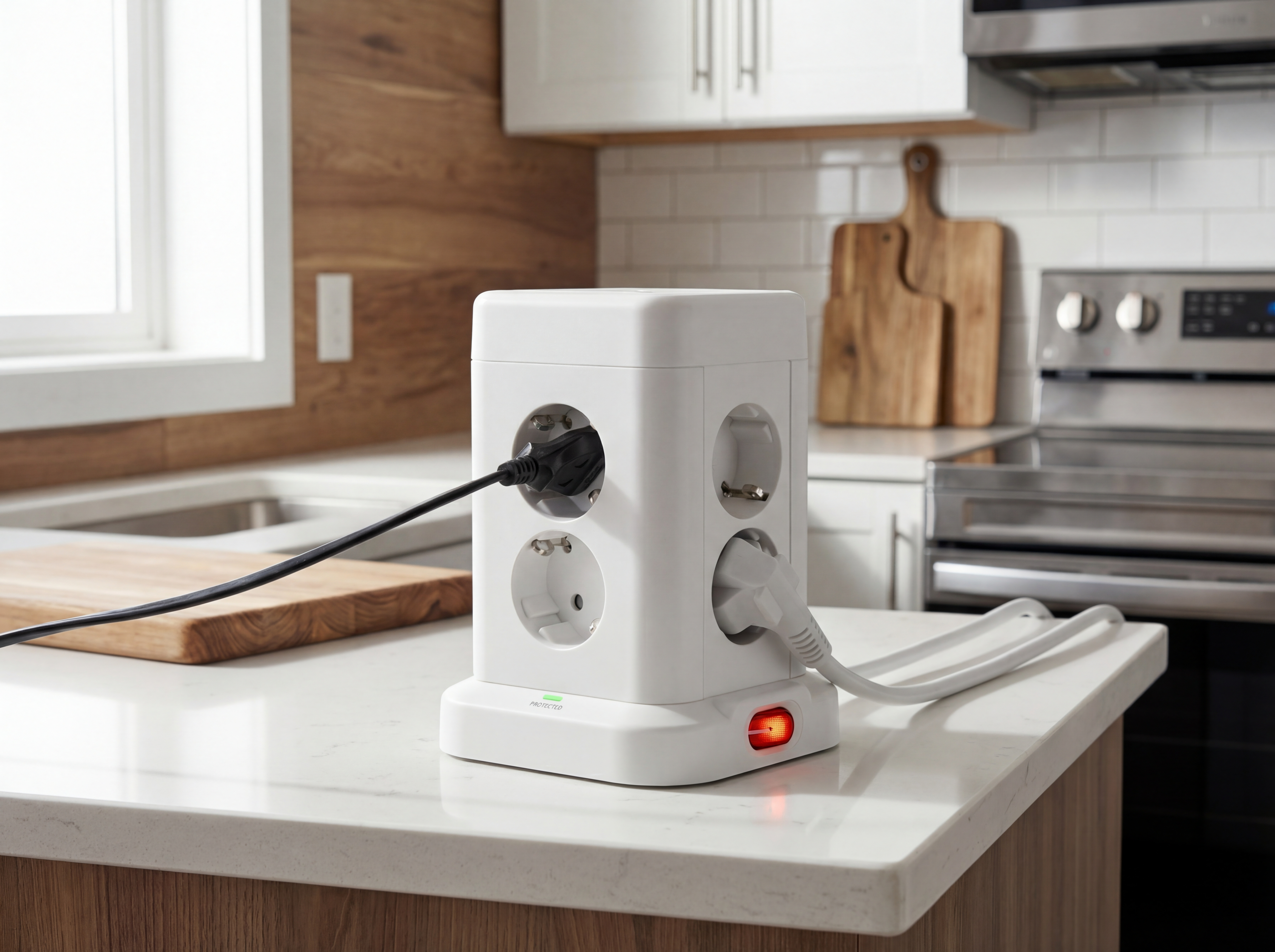 Удлинитель DOMINIC У08K 1,5м 3х1мм2 USB A+C 20Вт белый IEK в Хабаровске