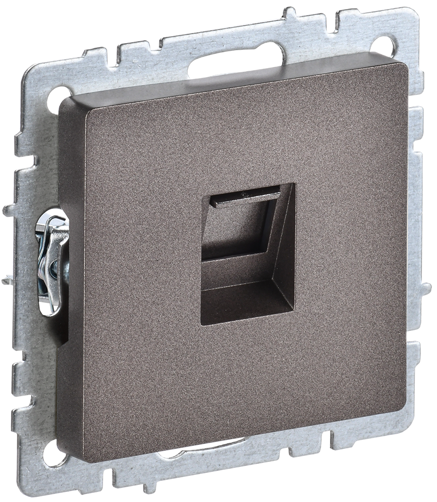 Розетка компьютерная RJ45 категории 5E BRITE IEK бронза в Хабаровске