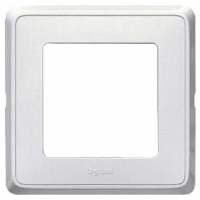 Рамка одинарная CARIVA Legrand белая в Хабаровске