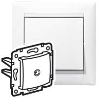 Розетка телевизионная VALENA Legrand белая в Хабаровске