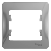 Рамка одинарная Glossa SE алюминий в Хабаровске