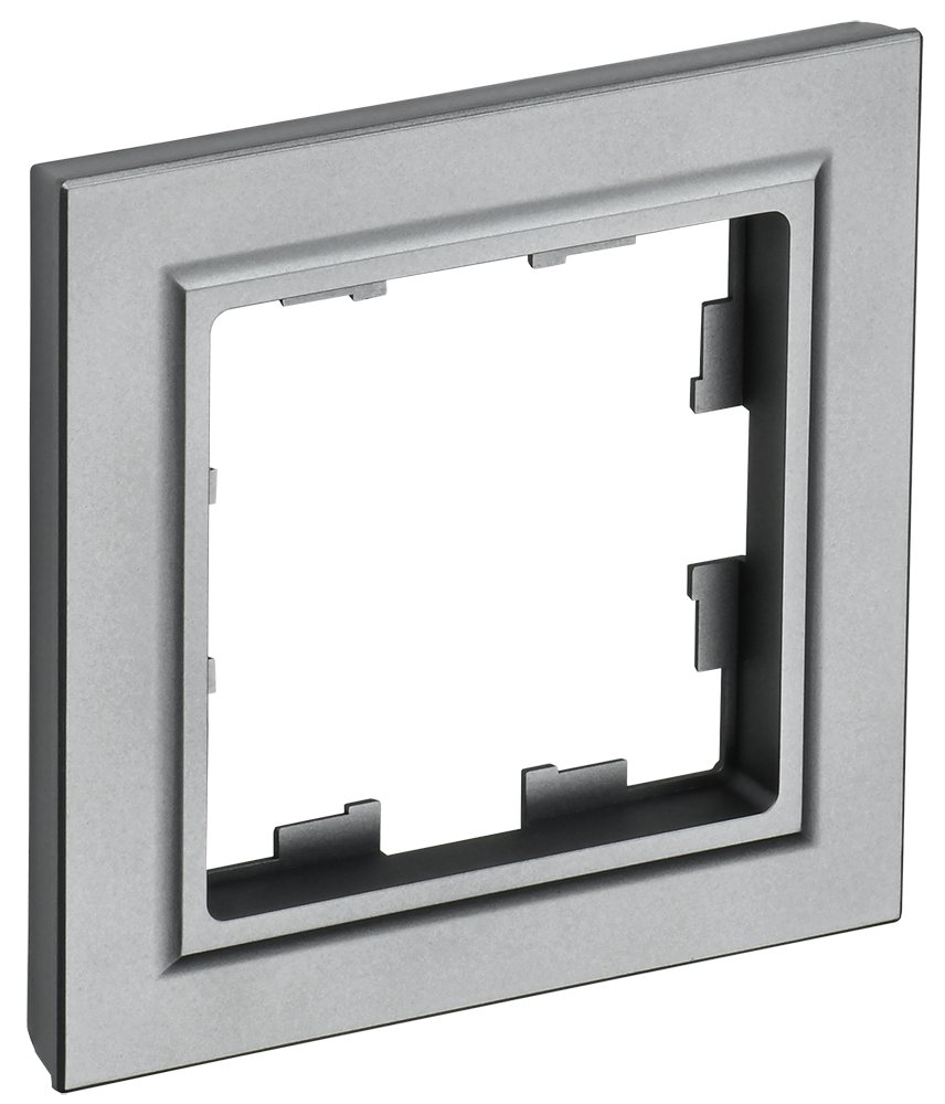 Рамка одинарная BRITE IEK сталь в Хабаровске