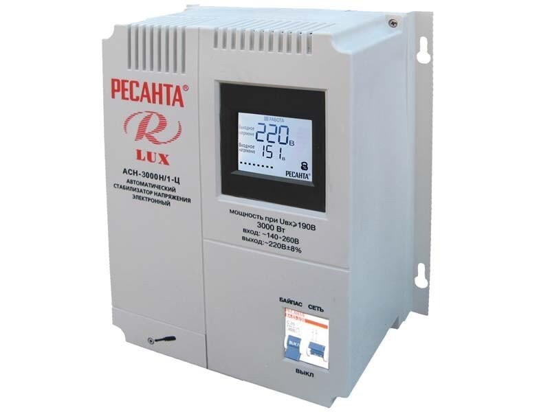 Стабилизатор АСН-3 000Н/1-Ц Ресанта Lux в Хабаровске