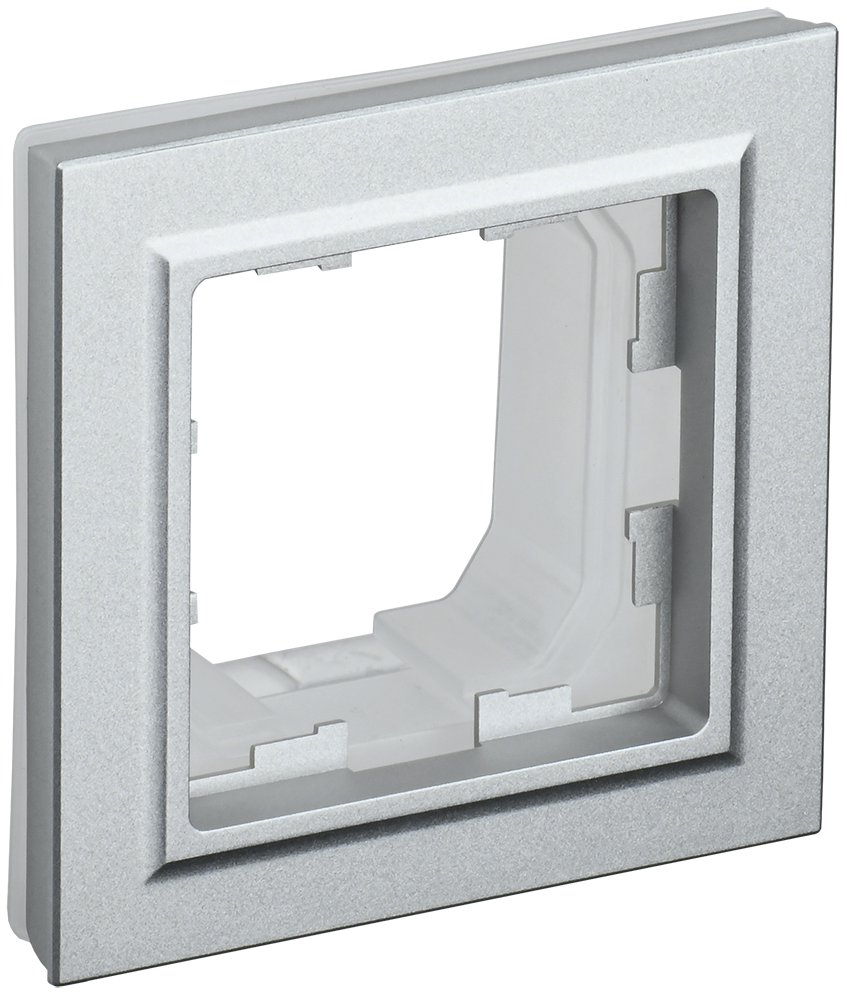 Рамка одинарная IP44 BRITE IEK алюминий в Хабаровске