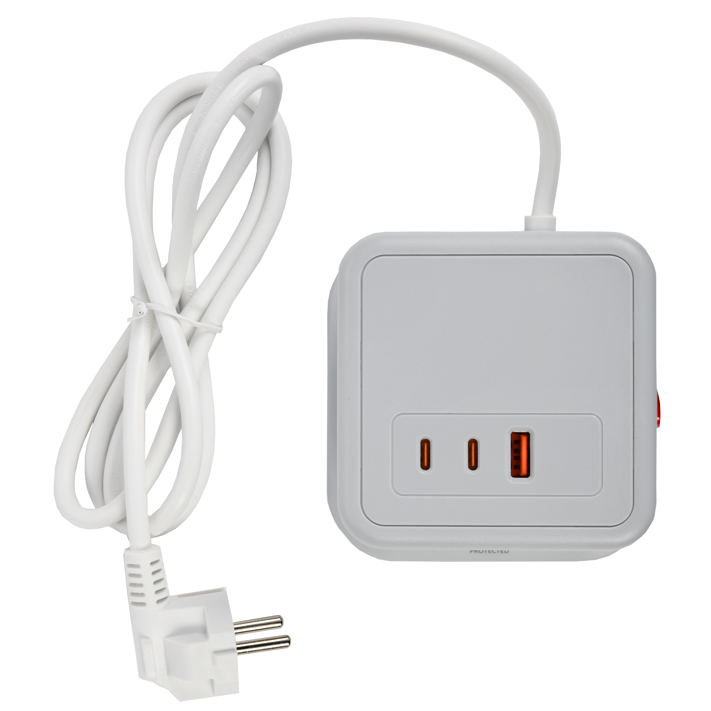 Удлинитель DOMINIC У08K 1,5м 3х1мм2 USB A+C 20Вт серый IEK в Хабаровске