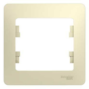 Рамка одинарная Glossa SE бежевая в Хабаровске