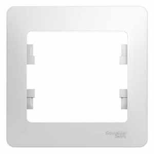 Рамка одинарная Glossa SE белая в Хабаровске