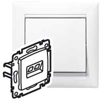 Розетка компьютерная VALENA Legrand белая в Хабаровске