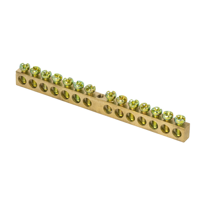 Шина EKF "N"нулевая 8х12мм 14/1 по центру в Хабаровске