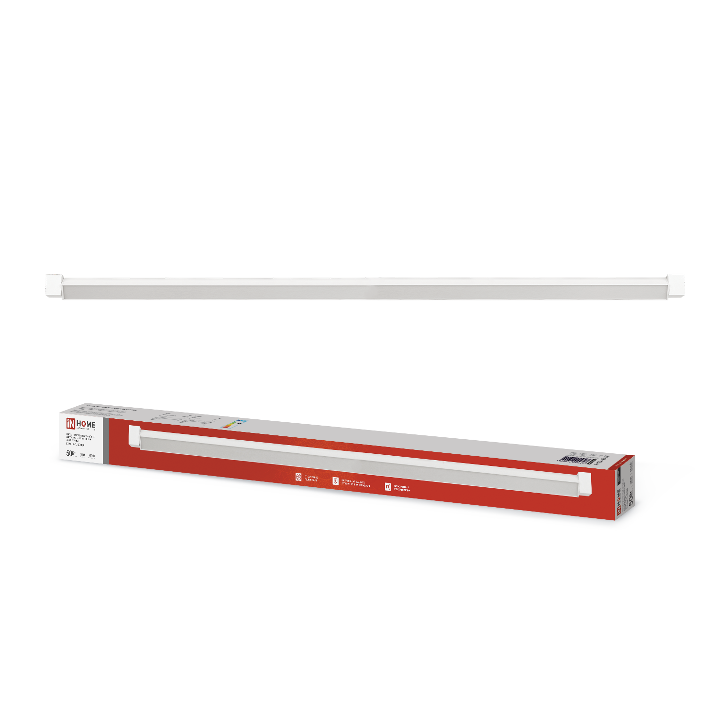 Светильник трековый линейный светодиодный поворотный LTR-01R-TL 5040W 50Вт 4000К 870мм 120 градусов белый серии TOP-LINE IN HOME в Хабаровске