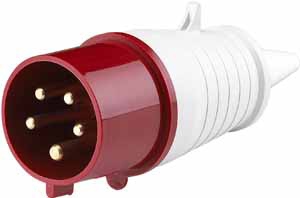 025 Вилка переносная 3Р+РЕ+N 32А 380В IP44 ВП-103 DEKraft в Хабаровске