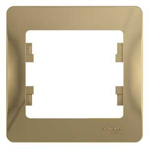 Рамка одинарная Glossa SE титан в Хабаровске