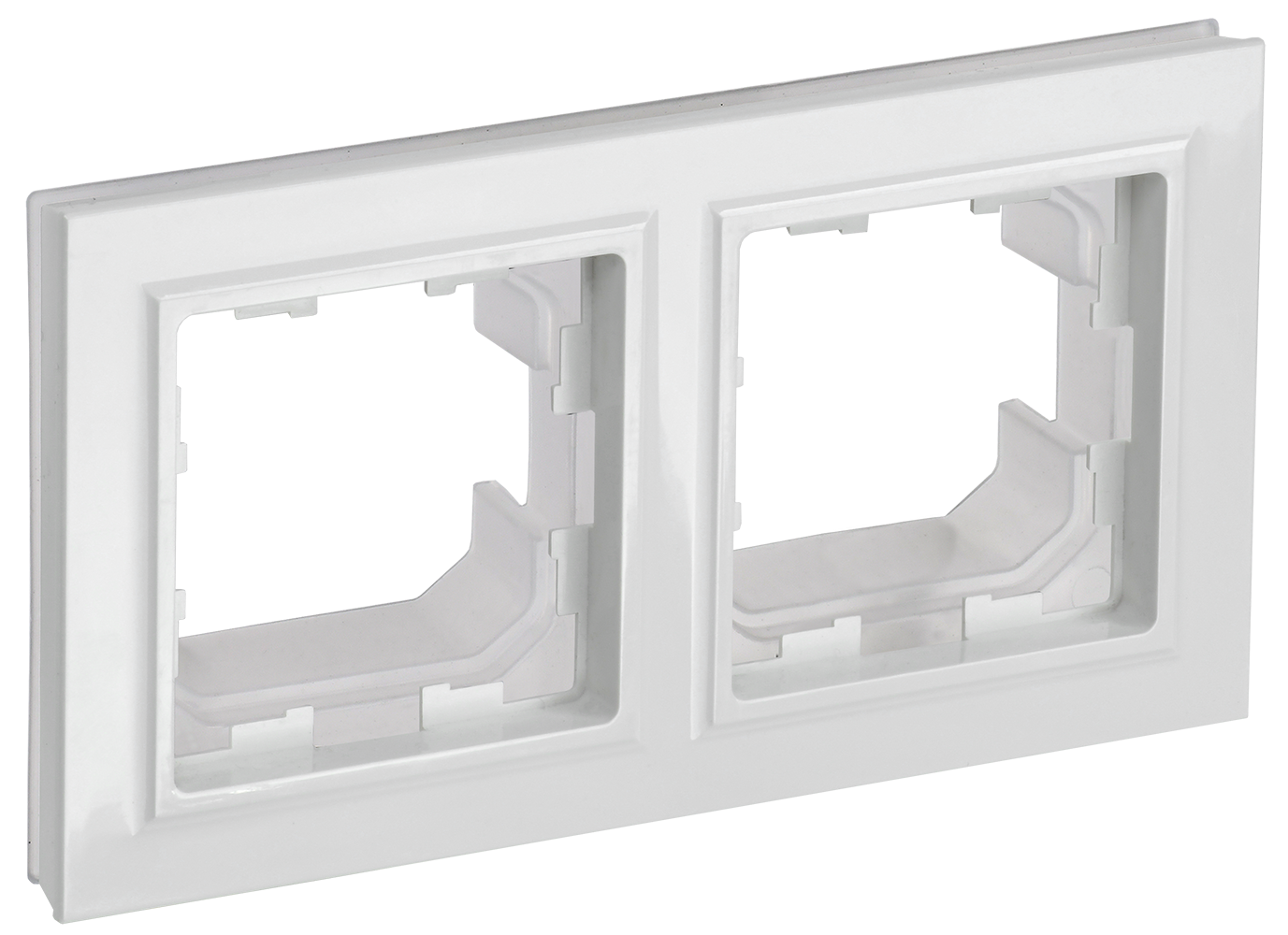 Рамка двойная IP44 BRITE IEK белая в Хабаровске