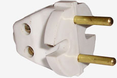 Вилка универсальная прямая белая в Хабаровске