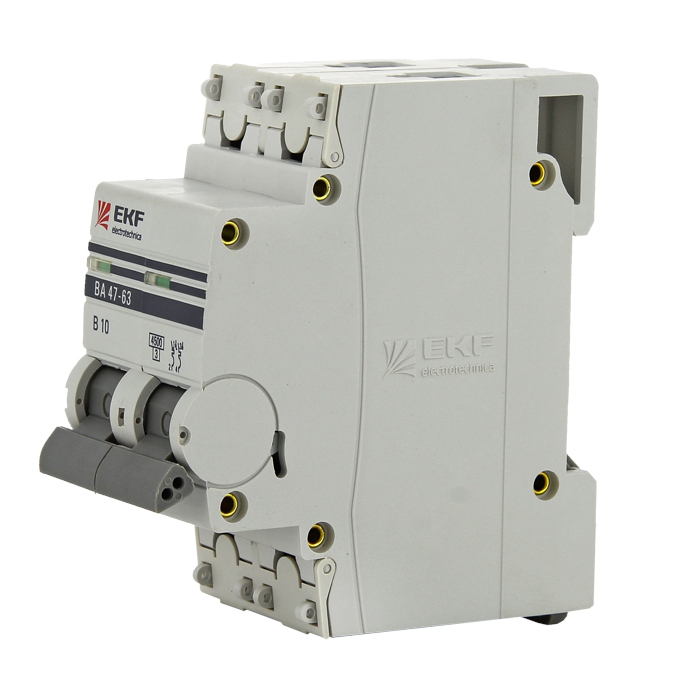 Автоматический выключатель ВА47-63 2Р 50А 4,5кА характеристика С EKF PROxima в Хабаровске