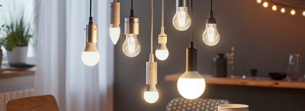 Экономичная лампа в интерьере