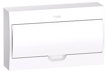 Щит распределительный навесной пластиковый с белой дверью City9 18 мод. 221х364х96 IP40 SE в Хабаровске