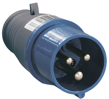 Вилка 013 2Р+РЕ 16А 220В IP44 IEK в Хабаровске