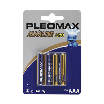 Батарейки ААА Pleomax LR03-4BL (4шт) в Хабаровске