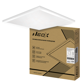 Панель светодиодная универсальная ДВО-02 5065-ОПАЛ 50Вт 6500К 595х595мм NEOX в Хабаровске