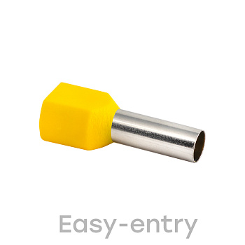 Наконечник EKF PROxima штыревой втулочный изолированный НШвИ(2) 6,0-14 (50шт.) в Хабаровске