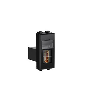 HDMI розетка модульная, тип А-А, Avanti "Черный квадрат", 1 модуль DKC в Хабаровске