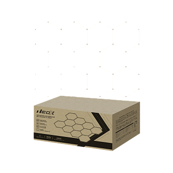 Светильник светодиодный ДБО-HEXAGON 11С-46065 460Вт 230В 6500К 11 сот 0.5м шнур с вилкой 3256х2350мм NEOX в Хабаровске