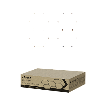 Светильник светодиодный ДБО-HEXAGON 5С-24065 240Вт 230В 6500К 5 сот 0.5м шнур с вилкой 1628х2380мм NEOX в Хабаровске