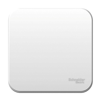 Выключатель одноклавишный (сх.1) BLANCA SE с изолирующей пластиной белый в Хабаровске