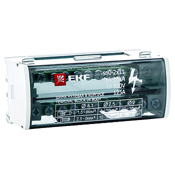 Шина нулевая в корпусе (2х11) EKF PROxima в Хабаровске