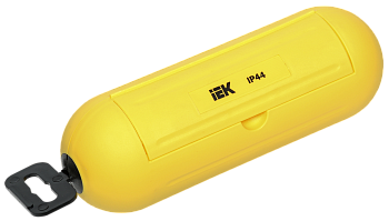 Бокс для защиты кабельного соединения IP44 желтый IEK в Хабаровске