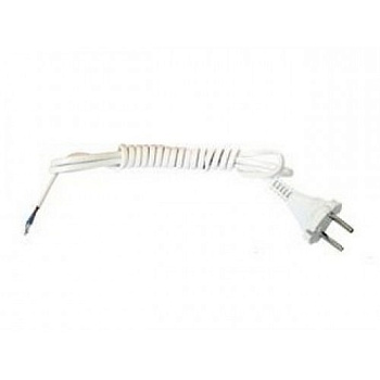 Шнур с вилкой ШВВП-ВП 2х0,75 5 м белый в Хабаровске