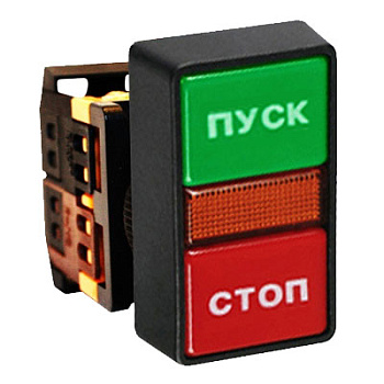 Кнопка AS-22N "Пуск-Стоп" прямоугольная 220В NO+NC EKF PROxima в Хабаровске