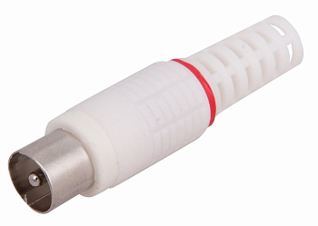 Штекер ТВ без пайки, белый PROCONNECT в Хабаровске